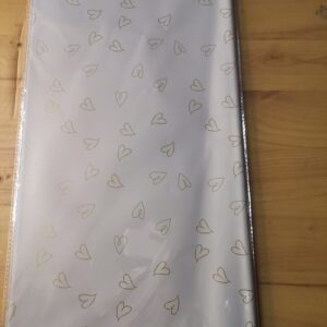 Grey color with heart pattern