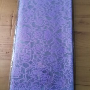 Transparent with purple pattern