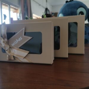 Beige rectangle gift box