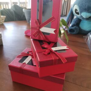 Red rectangle  gift box 02