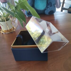 Blue square Acrylic box