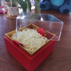 Red square Acrylic box