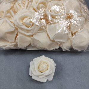 Cream foam flower