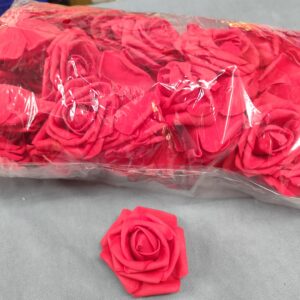 Red foam flower