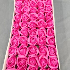 pink soap flower