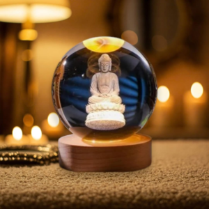 Crystal light buddha