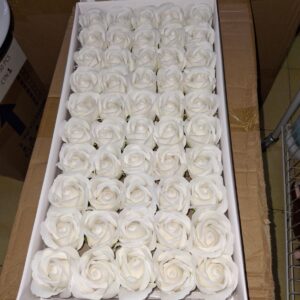 white soap flower